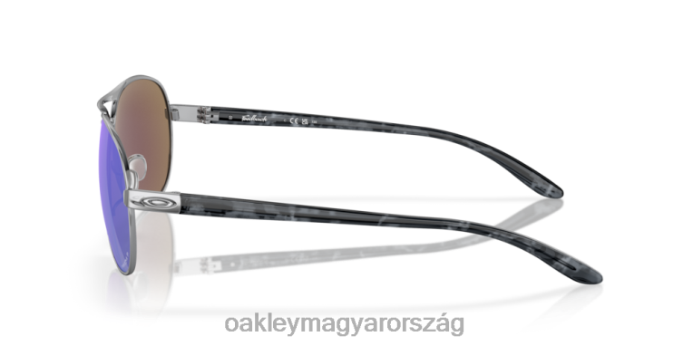 Oakley Visszacsatolás 6PVBJ481 szemüveg prizm zafír polarizált lencsék, polírozott króm keret