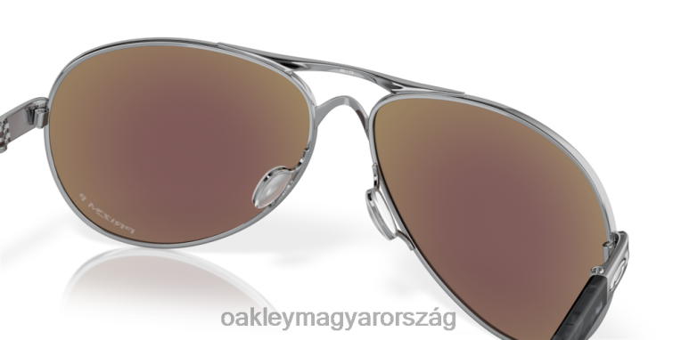 Oakley Visszacsatolás 6PVBJ481 szemüveg prizm zafír polarizált lencsék, polírozott króm keret