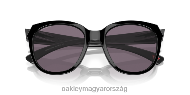 Oakley alacsony kulcs 6PVBJ939 szemüveg prizm szürke lencsék, polírozott fekete keret