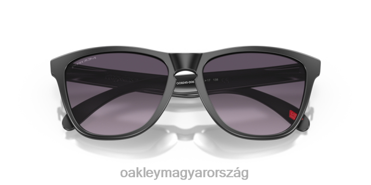 Oakley békabőrök (alacsony hídra illeszkedő) 6PVBJ819 szemüveg prizm szürke gradiens lencsék, matt fekete kerettel