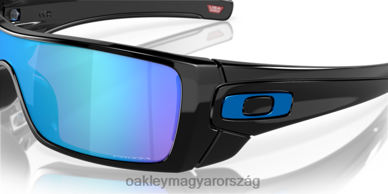 Oakley denevérfarkas 6PVBJ492 szemüveg prizm zafír lencsék, polírozott fekete keret