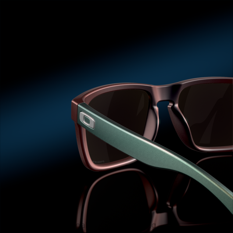 Oakley holbrook (low bridge fit) verve gyűjtemény 6PVBJ807 szemüveg prizm zafír lencsék, matt fekete/piros színeltoló keret