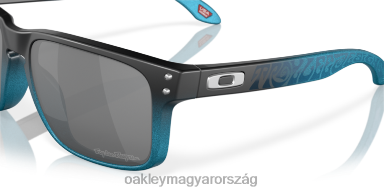 Oakley holbrook troy lee design sorozat 6PVBJ654 szemüveg prizm fekete lencsék, tld kék fade keret