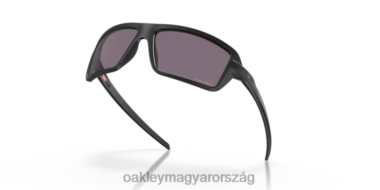 Oakley kábelek 6PVBJ665 szemüveg prizm szürke lencsék, matt fekete keret