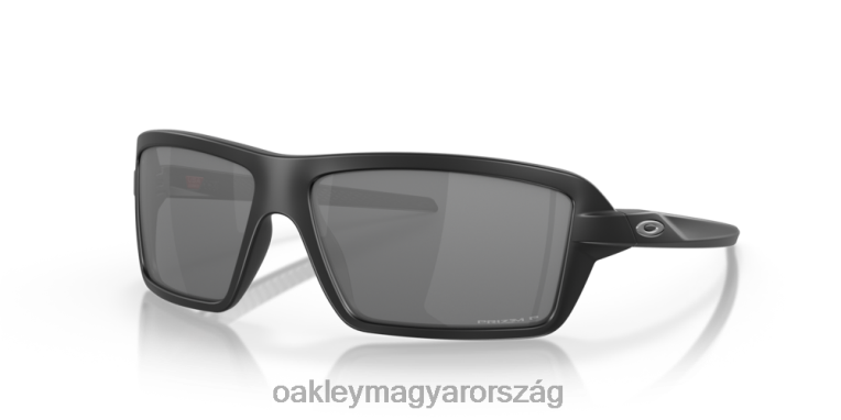 Oakley kábelek 6PVBJ666 szemüveg prizm fekete polarizált lencsék, matt fekete keret