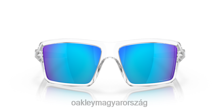 Oakley kábelek 6PVBJ669 szemüveg prizm zafír polarizált lencsék, polírozott átlátszó keret