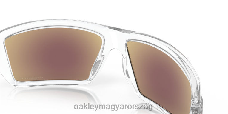 Oakley kábelek 6PVBJ669 szemüveg prizm zafír polarizált lencsék, polírozott átlátszó keret