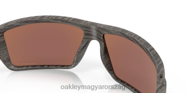 Oakley kábelek 6PVBJ670 szemüveg prizm mélyvíz polarizált lencsék, fa erezetű keret
