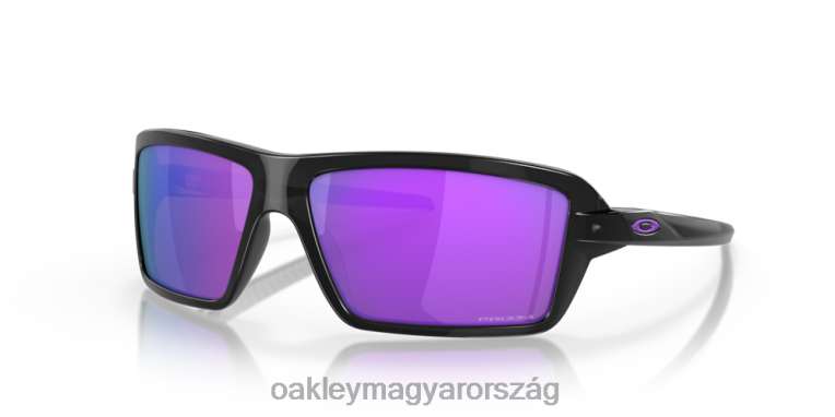 Oakley kábelek 6PVBJ672 szemüveg prizm lila lencsék, fekete tinta kerettel