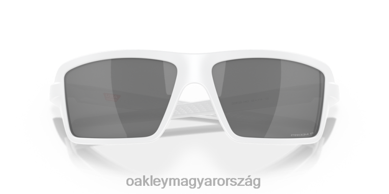 Oakley kábelek 6PVBJ674 szemüveg prizm fekete polarizált lencsék, matt fehér keret