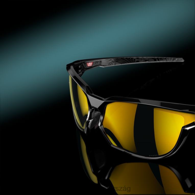 Oakley kaast 6PVBJ750 szemüveg prizm 24k lencsék, fekete tinta kerettel