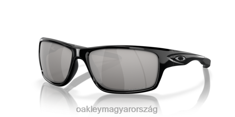 Oakley kantin 6PVBJ747 szemüveg króm irídium polarizált lencsék, polírozott fekete keret