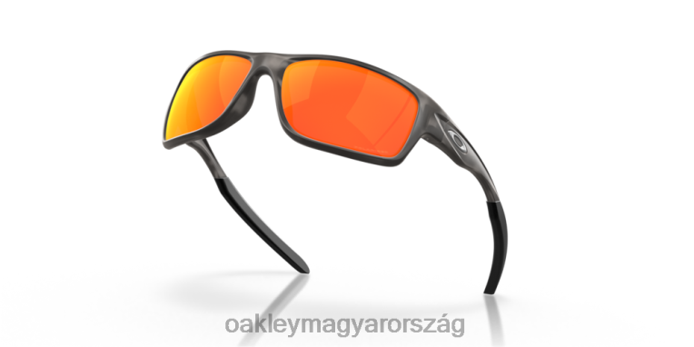 Oakley kantin 6PVBJ748 szemüveg rubin irídium polarizált lencsék, matt fekete teknős keret