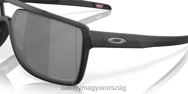 Oakley kastély 6PVBJ207 szemüveg prizm fekete polarizált lencsék, matt fekete tintakeret