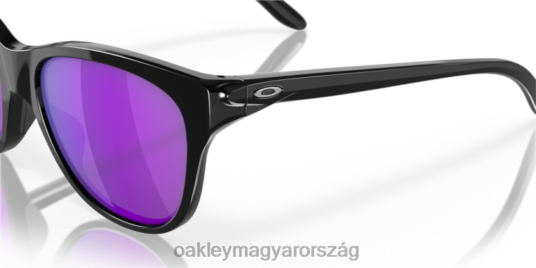 Oakley kitart 6PVBJ914 szemüveg lila irídium polarizált lencsék, polírozott fekete keret