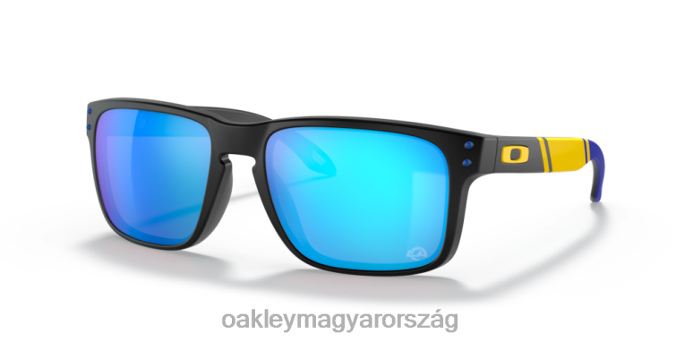 Oakley los angeles rams holbrook 6PVBJ634 szemüveg prizm zafír lencsék, matt fekete keret