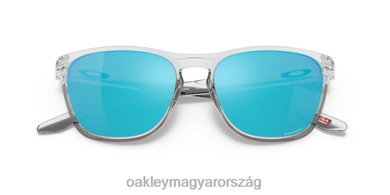 Oakley manorburn 6PVBJ1093 szemüveg prizm zafír lencsék, polírozott átlátszó keret