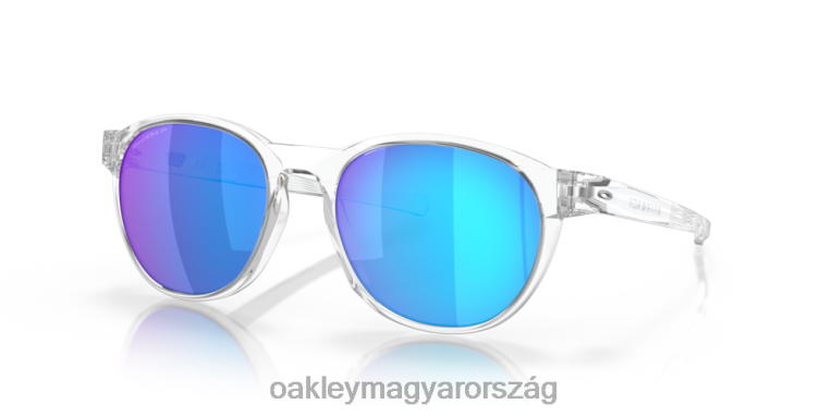Oakley reedmace (alacsony hídra illeszkedő) 6PVBJ663 szemüveg prizm zafír polarizált lencsék, átlátszó kerettel