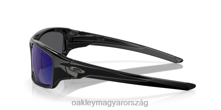 Oakley szelep 6PVBJ777 szemüveg mélykék irídium polarizált lencsék, polírozott fekete keret