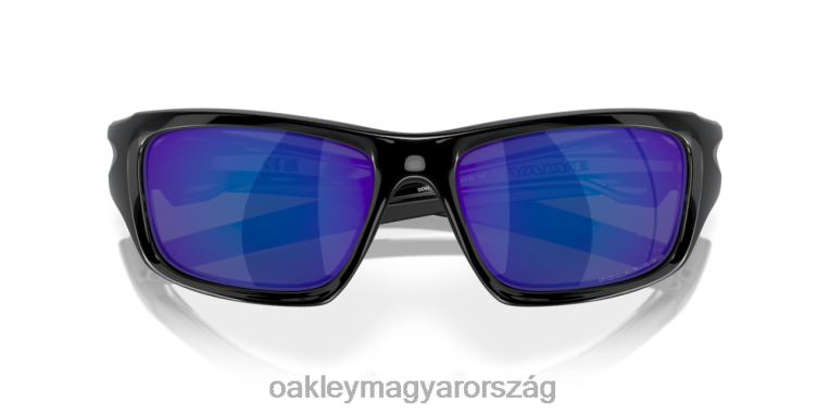 Oakley szelep 6PVBJ777 szemüveg mélykék irídium polarizált lencsék, polírozott fekete keret