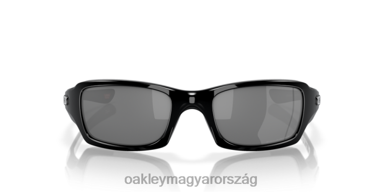 Oakley ötös négyzet 6PVBJ247 szemüveg fekete irídium polarizált lencsék, polírozott fekete keret