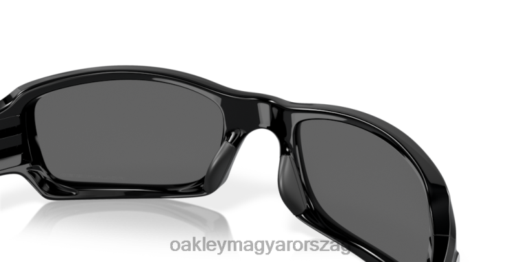 Oakley ötös négyzet 6PVBJ247 szemüveg fekete irídium polarizált lencsék, polírozott fekete keret