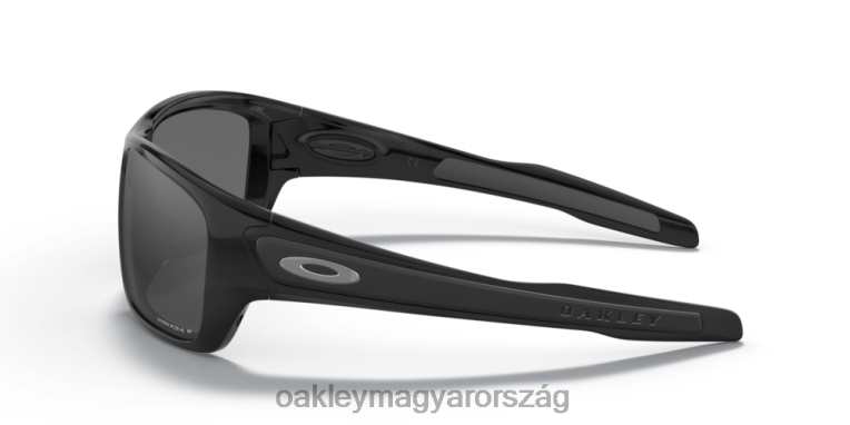 Oakley turbina 6PVBJ428 szemüveg prizm fekete polarizált lencsék, polírozott fekete keret