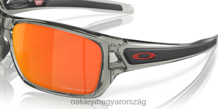 Oakley turbina 6PVBJ432 szemüveg prizm rubin polarizált lencsék, szürke tintakerettel