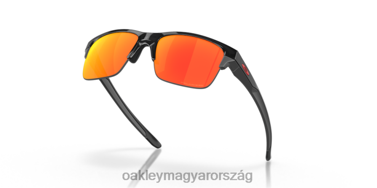 Oakley vékony link 6PVBJ894 szemüveg rubin iridium polarizált lencsék, fekete tinta kerettel
