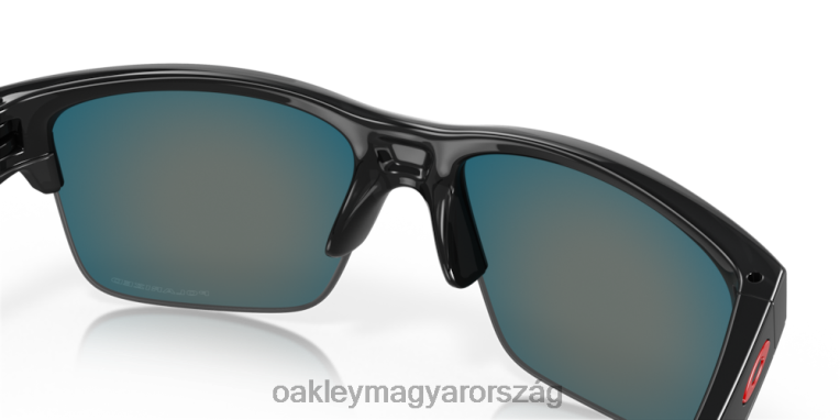 Oakley vékony link 6PVBJ894 szemüveg rubin iridium polarizált lencsék, fekete tinta kerettel