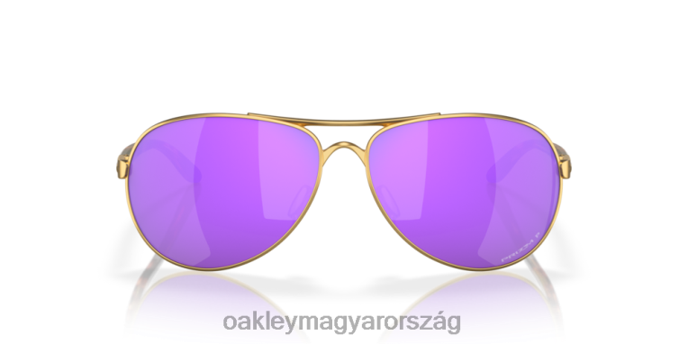 Oakley Visszacsatolás 6PVBJ484 szemüveg prizm lila polarizált lencsék, szatén arany kerettel