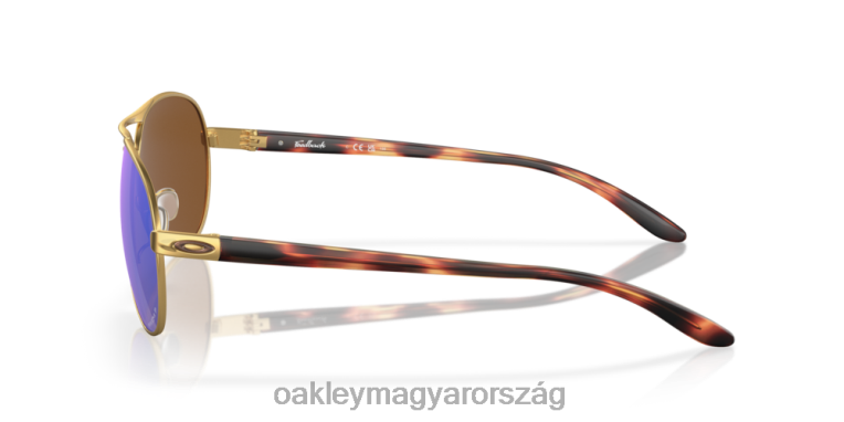 Oakley Visszacsatolás 6PVBJ484 szemüveg prizm lila polarizált lencsék, szatén arany kerettel