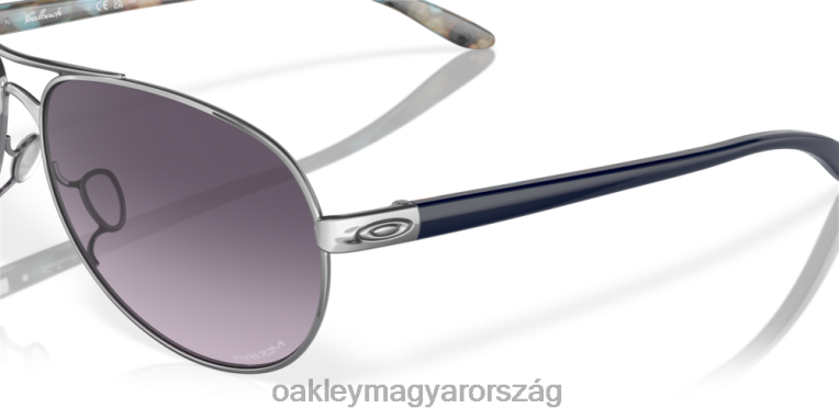 Oakley Visszacsatolás 6PVBJ485 szemüveg prizm szürke gradiens lencsék, polírozott króm keret