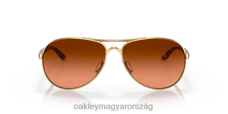 Oakley Visszacsatolás 6PVBJ486 szemüveg prizm barna gradiens lencsék, csiszolt arany kerettel