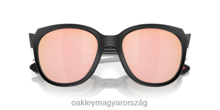 Oakley alacsony kulcs 6PVBJ941 szemüveg prizm rose gold polarizált lencsék, matt fekete kerettel