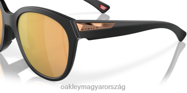 Oakley alacsony kulcs 6PVBJ941 szemüveg prizm rose gold polarizált lencsék, matt fekete kerettel
