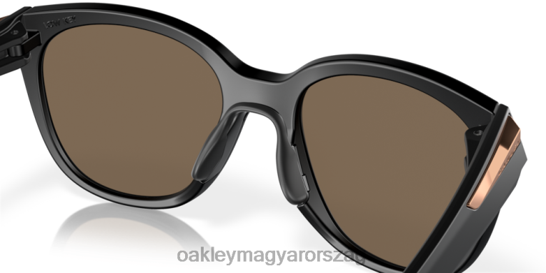 Oakley alacsony kulcs 6PVBJ941 szemüveg prizm rose gold polarizált lencsék, matt fekete kerettel
