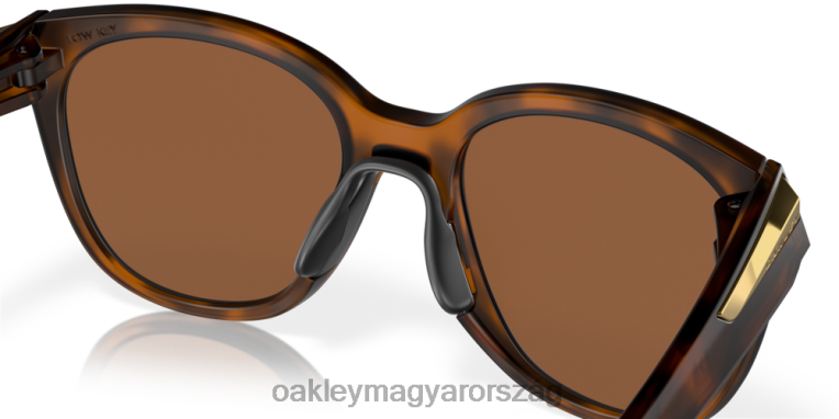 Oakley alacsony kulcs 6PVBJ942 szemüveg prizm wolfram polarizált lencsék, matt barna teknős váz