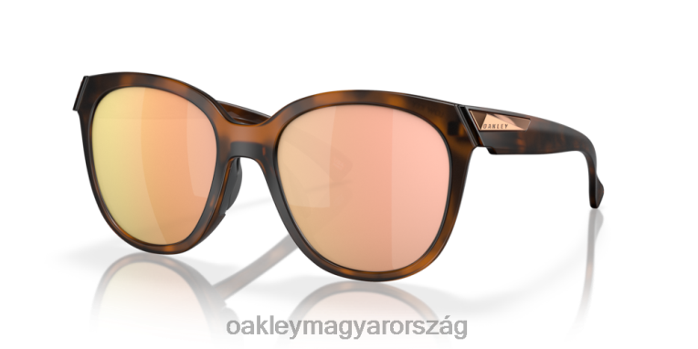 Oakley alacsony kulcs 6PVBJ944 szemüveg prizm rose gold polarizált lencsék, matt barna teknős váz