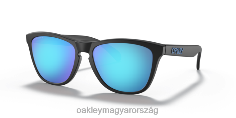 Oakley békabőrök (alacsony hídra illeszkedő) 6PVBJ808 szemüveg prizm zafír lencsék, matt fekete keret