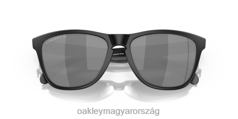 Oakley békabőrök (alacsony hídra illeszkedő) 6PVBJ814 szemüveg prizm fekete polarizált lencsék, matt fekete keret