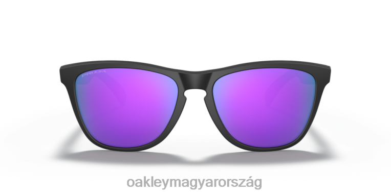 Oakley békabőrök (alacsony hídra illeszkedő) 6PVBJ815 szemüveg prizm lila lencsék, matt fekete keret