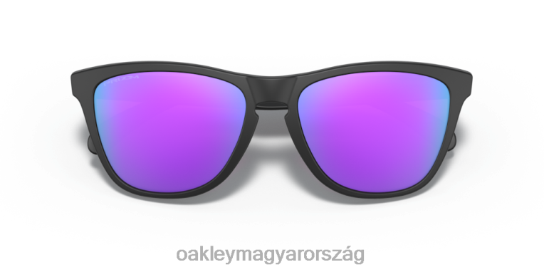 Oakley békabőrök (alacsony hídra illeszkedő) 6PVBJ815 szemüveg prizm lila lencsék, matt fekete keret