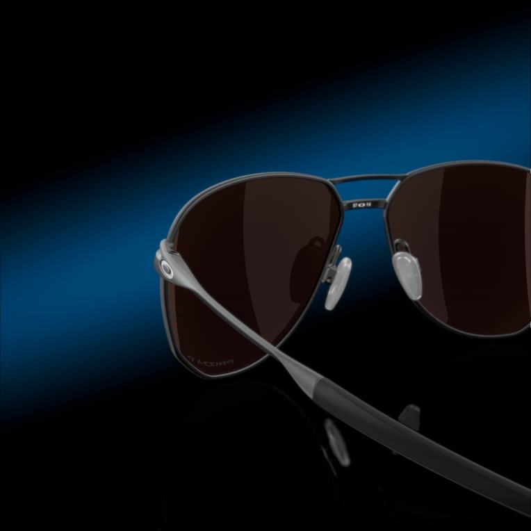 Oakley contrail ti 6PVBJ374 szemüveg prizm zafír polarizált lencsék, szatén könnyű acél váz