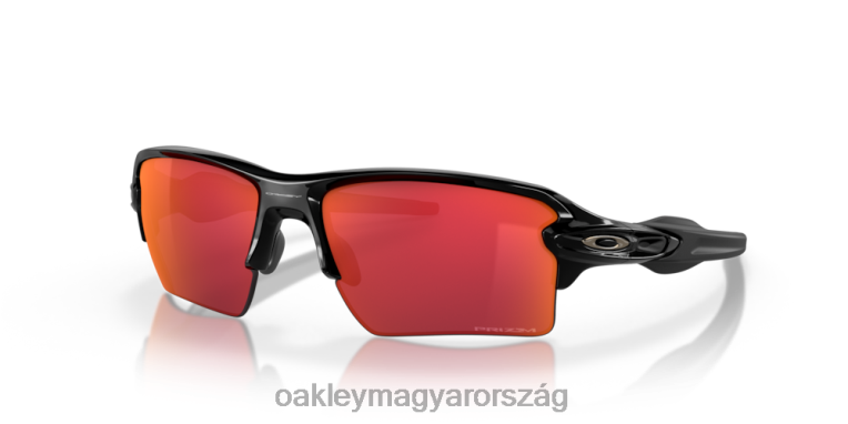 Oakley flak 2.0 xl team színek 6PVBJ136 szemüveg prizm field lencsék, polírozott fekete keret
