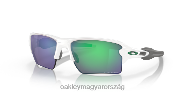 Oakley flak 2.0 xl team színek 6PVBJ137 szemüveg prizm jade lencsék, polírozott fehér keret