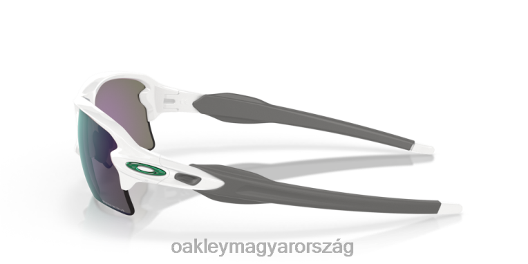 Oakley flak 2.0 xl team színek 6PVBJ137 szemüveg prizm jade lencsék, polírozott fehér keret