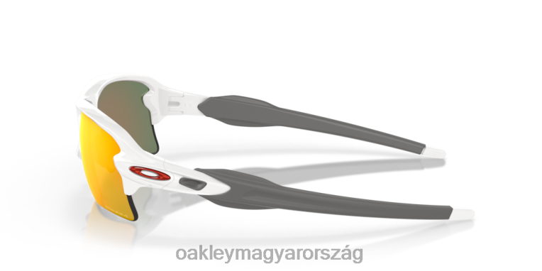 Oakley flak 2.0 xl team színek 6PVBJ138 szemüveg prizm rubin lencsék, polírozott fehér keret