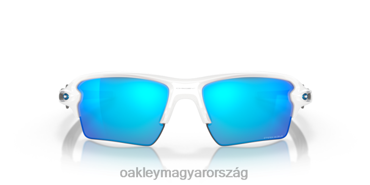 Oakley flak 2.0 xl team színek 6PVBJ139 szemüveg prizm zafír lencsék, polírozott fehér keret