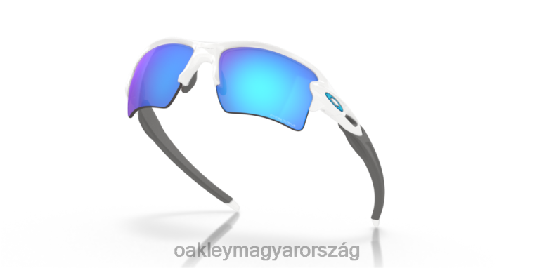 Oakley flak 2.0 xl team színek 6PVBJ139 szemüveg prizm zafír lencsék, polírozott fehér keret